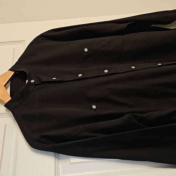 Yves Saint Laurent long sleeve band collar shirt, size 17 34-35 (L) - Picture 3 of 10